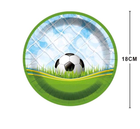 SET 8 FARFURII - MINGE DE FOTBAL 18 CM