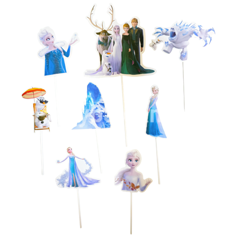 Set 8 Toppere Tort Frozen Elsa