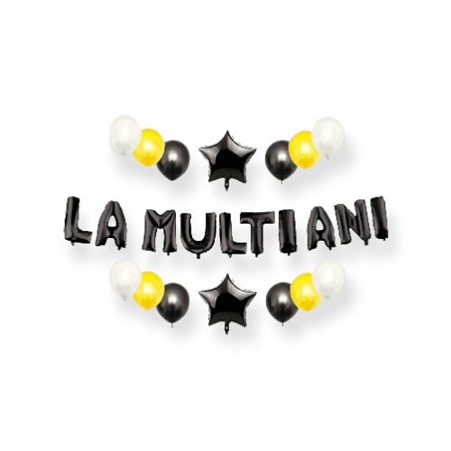 SET ARANJAMENT BALOANE LA MULTI ANI - NEGRU