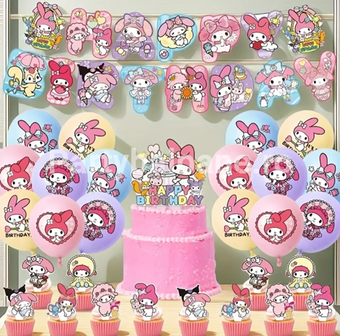 SET HELLO KITTY SANRIO KUROMI MY MELODY – BALOANE