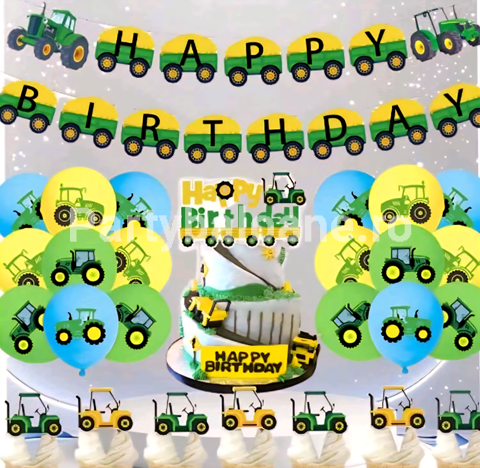 SET PARTY TRACTOR – BANNER