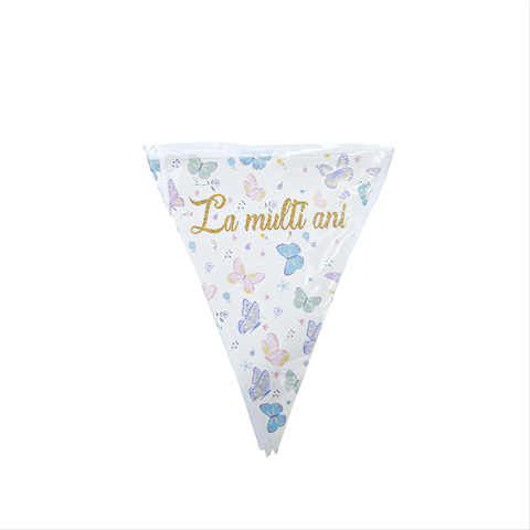 STEGULETE PARTY LA MULTI ANI CU FLUTURI