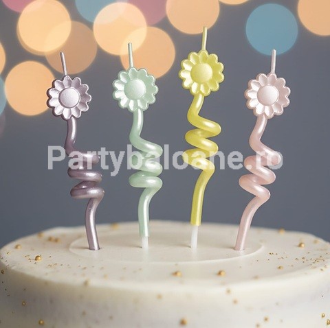 Set 4 Lumanari de Tort