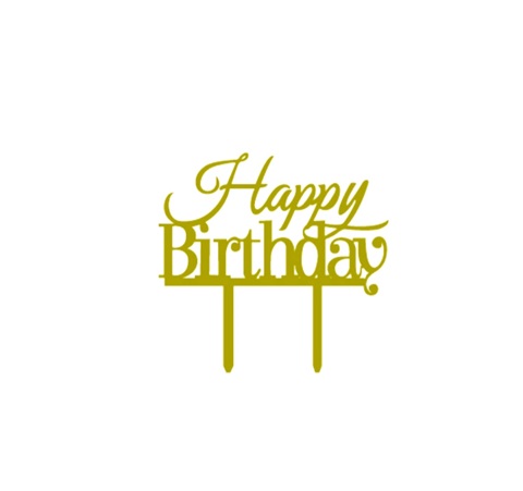Topper Tort Happy Birthday