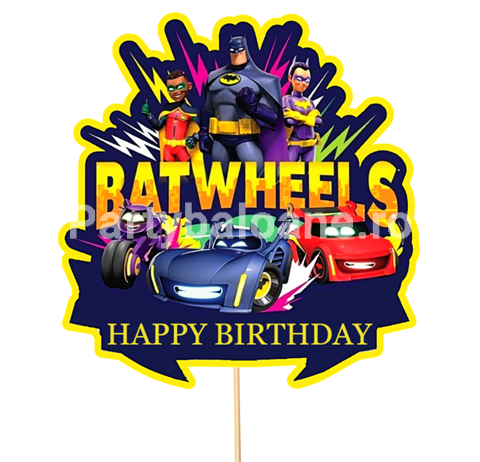 TOPPER PENTRU TORT BATMAN - BATWHEELS