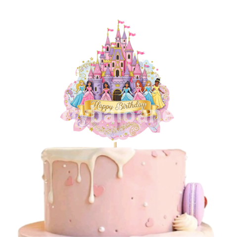 TOPPER PENTRU TORT HAPPY BIRTHDAY CASTEL