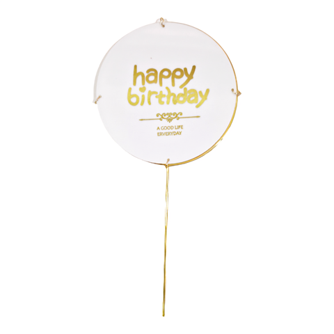 Topper Tort Happy Birthday Rotund
