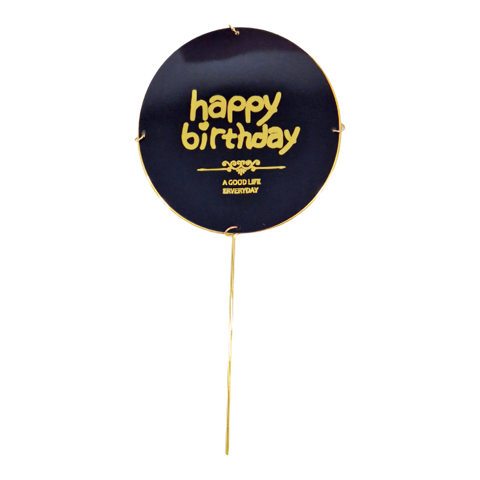 Topper Tort Happy Birthday Rotund