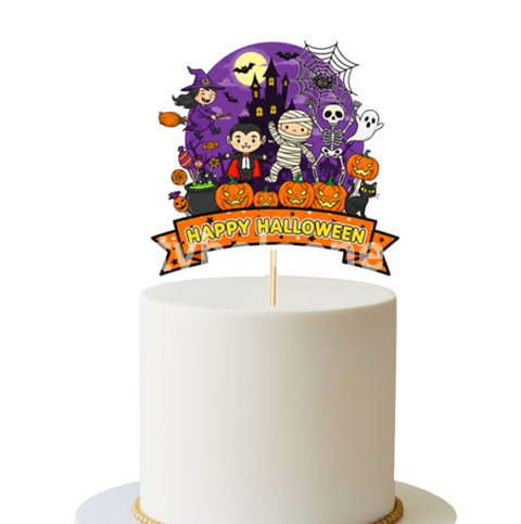 Topper Tort Happy Halloween (Vrajitoare
