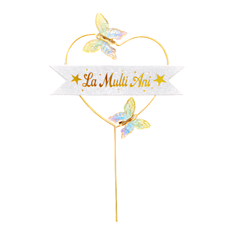 Topper Tort La Multi Ani