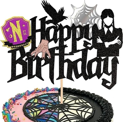 Topper Tort Happy Birthday Wednesday