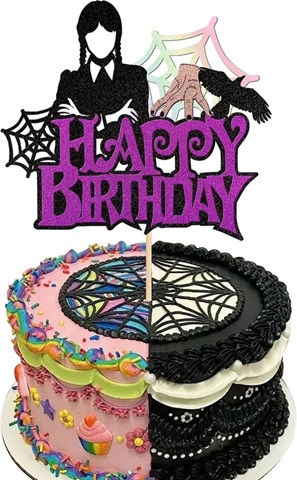 Topper Tort Happy Birthday Wednesday