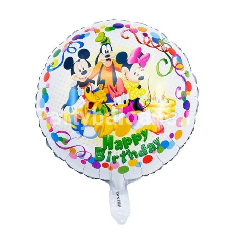 BALON FOLIE ROTUND MICKEY SI PRIETENII - 45 CM