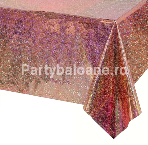 FATA DE MASA ROSE GOLD GLITTER - 137 CM x 183 CM