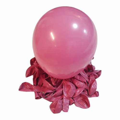 Set 100 Baloane Latex Pink Vintage Retro (30 cm)