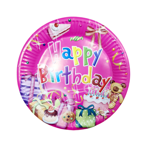 SET 10 FARFURII HAPPY BIRTHDAY ROZ -18 CM