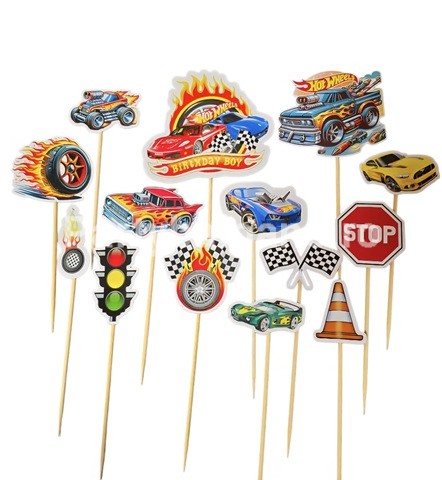SET 14 TOPPERE PENTRU TORT – HOT WHEELS