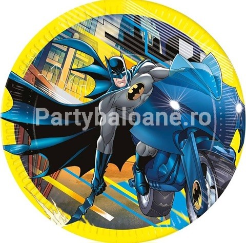 SET 8 FARFURII DIN CARTON BATMAN  23 CM