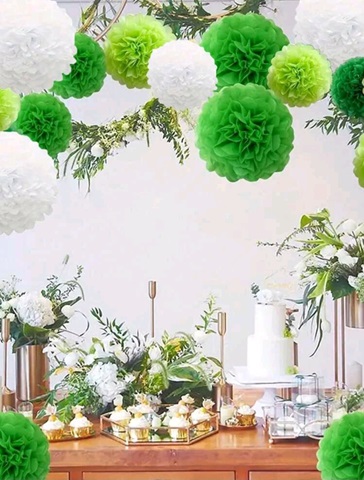 SET 8 POM POM – VERDE