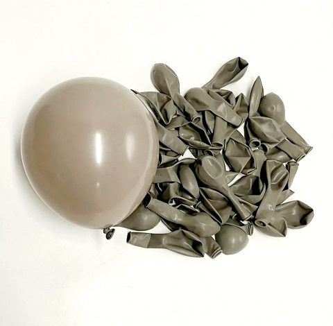 SET BALOANE LATEX PENCIL GREY - 30 CM