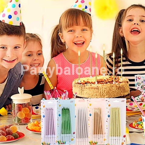 Set 6 Lumanari de Tort din Parafina