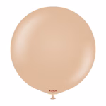 Balon Jumbo latex Retro Desert Sand Kalisan 90 cm Balon gigant urias latex calitate profesionala finisaj retro opac bej desert nisipiu cald retro desert sand dimensiune colosala 90 cm 36 inch marca Kalisan