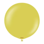 Balon Jumbo latex Retro Olive Kalisan 45 cm Balon Jumbo latex mare calitate profesionala partybaloane culoare retro olive verde masliniu prafuit vintage mat opac dimensiune 45 cm 18 inch marca Kalisan