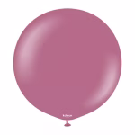 Balon Jumbo latex Retro Wild Berry Kalisan 90 cm Balon gigant urias latex calitate profesionala finisaj retro opac roz purpuriu stins fructe de padure retro wild berry dimensiune colosala 90 cm 36 inch marca Kalisan