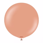 Balon Jumbo latex Standard Clay Pink Kalisan 45 cm Balon jumbo urias latex calitate profesionala finisaj standard opac roz argila nude pamantiu standard clay pink dimensiune 45 cm 18 inch marca Kalisan