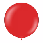 Balon Jumbo latex Standard Red Kalisan 90 cm Balon Jumbo latex gigant calitate profesionala partybaloane culoare standard red rosu clasic aprins opac dimensiune uriasa 90 cm 36 inch marca Kalisan