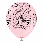 Safari Nebula Macaron Pink Kalisan 30 cm - Set 10 Baloane Set 10 baloane latex imprimate calitate profesionala partybaloane design abstract marmorat safari nebula roz pastel macaron pink negru dimensiune 30 cm 12 inch marca Kalisan