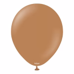 Set 100 baloane latex Caramel Brown Kalisan 13 cm Set 100 baloane latex calitate profesionala partybaloane culoare caramel brown maro cald deschis pamantiu dimensiune mica 13 cm 5 inch marca Kalisan