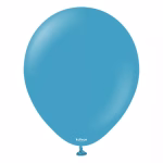 Set 100 baloane latex Retro Deep Blue Kalisan 30 cm Set 100 baloane latex calitate profesionala partybaloane culoare retro deep blue albastru vintage marin dimensiune 30 cm 12 inch marca Kalisan