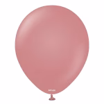 Set 100 baloane latex Retro Rosewood 30 cm Balon din latex calitate profesionala nuanta roz lemn de trandafir prafuit retro rosewood 30 cm marca Kalisan
