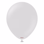 Set 100 baloane latex Retro Smoke Kalisan 30 cm Balon din latex calitate profesionala nuanta gri fumuriu deschis retro smoke 30 cm marca Kalisan