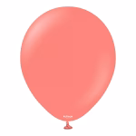Set 100 baloane latex Standard Corai Kalisan 30 cm Set 100 baloane latex calitate profesionala partybaloane culoare standard corai coral roz somon intens dimensiune 30 cm 12 inch marca Kalisan