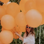 Set 100 de baloane latex 30 cm – Balloonia Peach Set 100 baloane latex calitate profesionala partybaloane culoare peach piersica mat opac dimensiune 30 cm 12 inch marca Balloonia