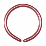 Set 50 baloane latex modelaj Mirror Pink Kalisan 260Q Balon lung modelaj 260 din latex calitate profesionala finisaj cromat lucios efect oglinda mirror pink roz metalizat marca Kalisan