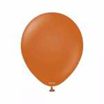 set 100 baloane latex retro rust orange kalisan 30 cm Balon din latex calitate profesionala nuanta portocaliu ruginiu retro rust orange 30 cm marca Kalisan